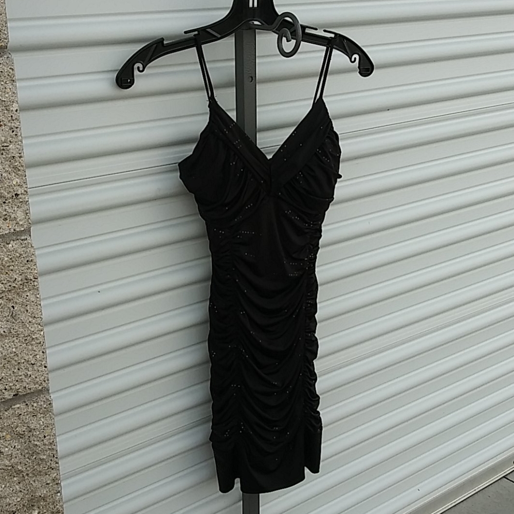 Black cocktail dress